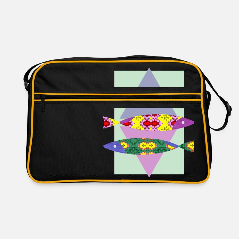 Fisch Retro Tasche