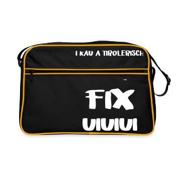Tyrol - Sac Retro - noir/or - Devant