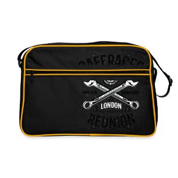 Caferacer Reunion - Retro Bag - black/gold - Front