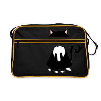 Merlin - Retro Bag - black/gold - Front