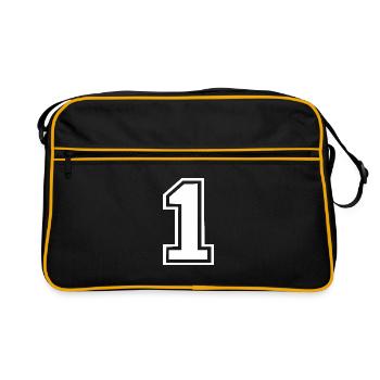1 - Sac Retro - noir/or - Devant