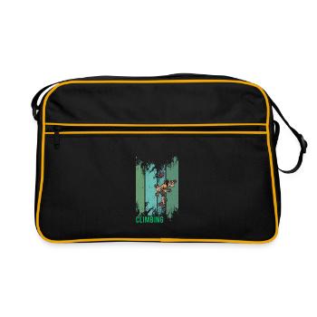 Bouldering Climbing Sports Gym Wall - Retro Bag - black/gold - Front