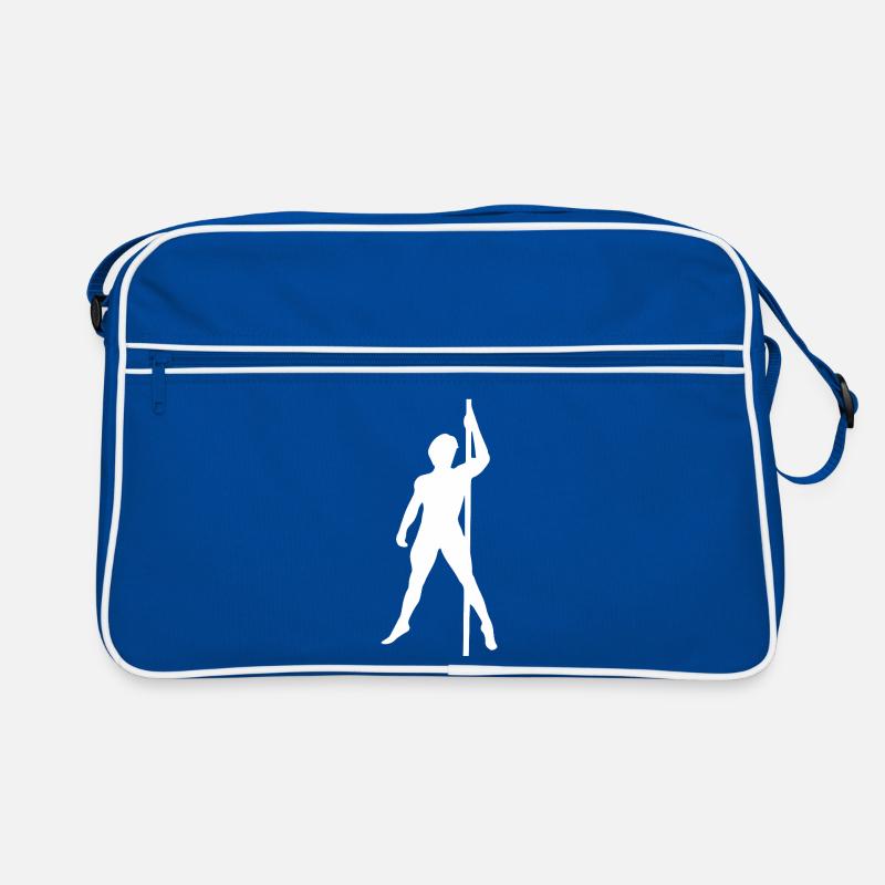 Men Silhouette Pole Dance Exotic Dance Retro Bag