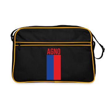 Agno Ticino Souvenir - Retro Bag - black/gold - Front