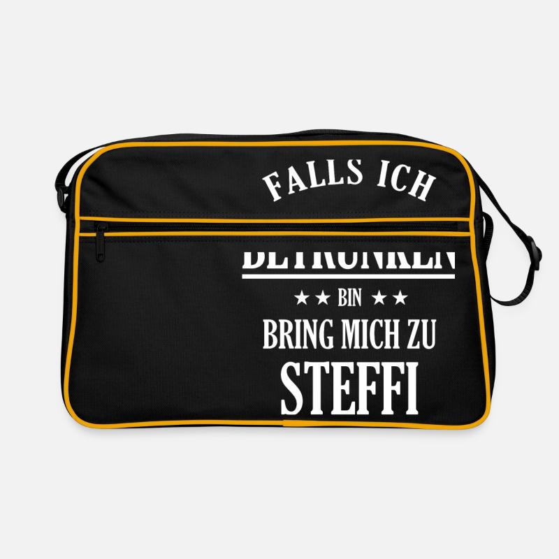 Falls ich betrunken bin Steffi Retro Tasche