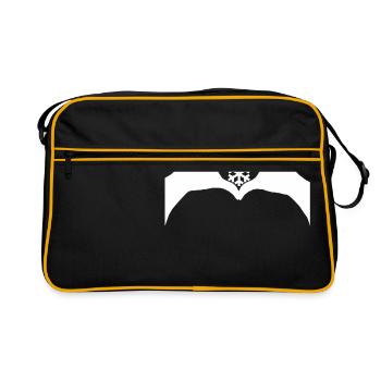 Love snow - Retro Bag - black/gold - Front