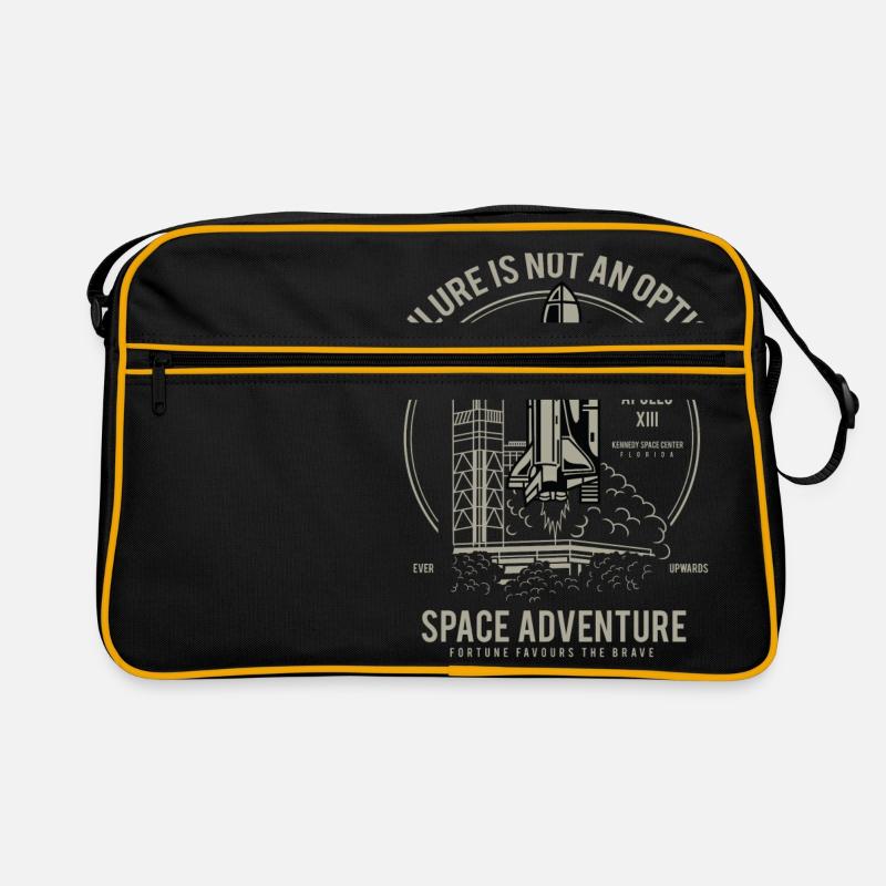 SPACE ADVENTURE - Space Shuttle Shirt Geschenk Retro Tasche