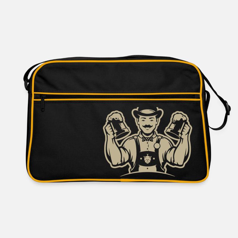 Bayer Bier Junge Bua Kellner Retro Tasche
