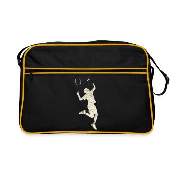 Badminton - Sports de balle - Badminton - Sac Retro - noir/or - Devant