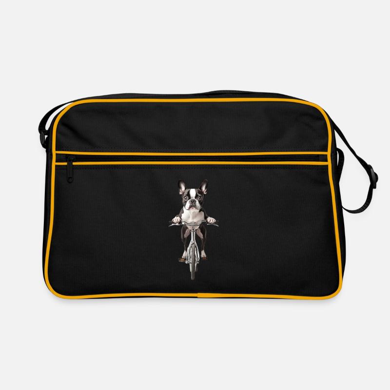 Boston Terrier Retro Tasche