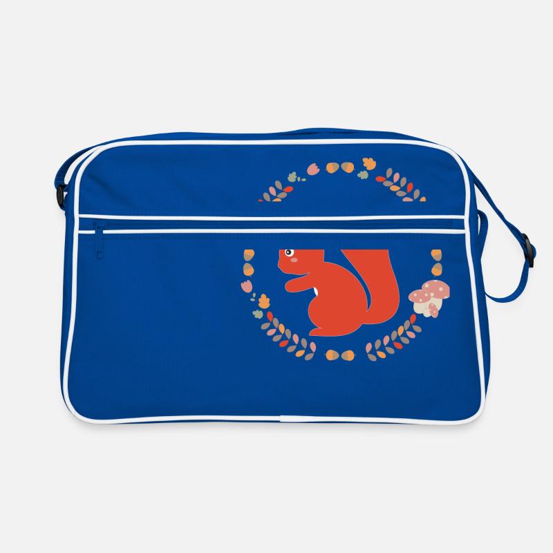 Eichhörnchen Retro Tasche