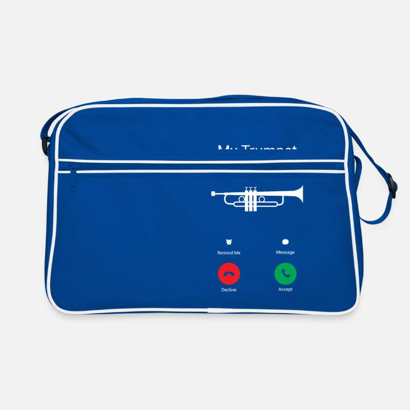Die Trompete ruft Retro Tasche