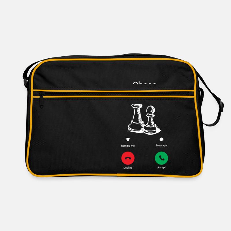 Schach ruft! Retro Tasche