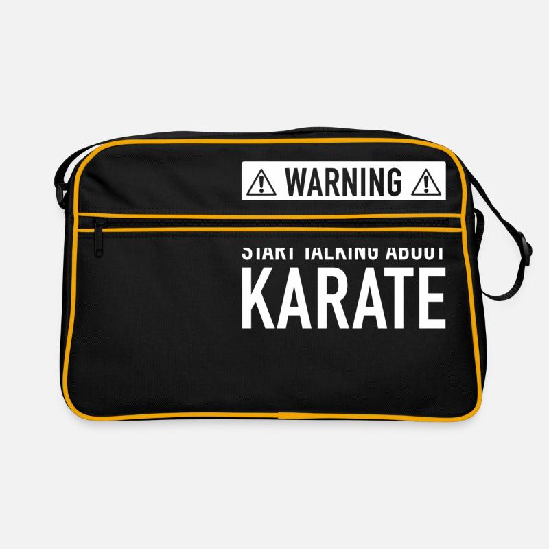 Idée Cadeau drôle de karaté Sac Retro