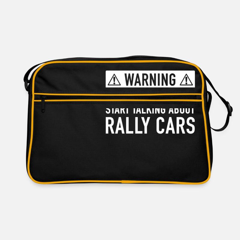 Funny Rally Car Gift Idea Retro Bag