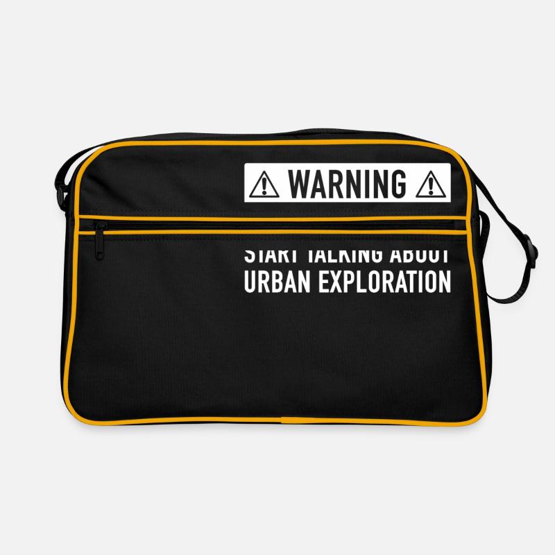 Funny Urban Exploration Gift Idea Retro Bag