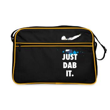 Dab just dabbing touchdown fun humor panda crass - Retro Bag - black/gold - Front