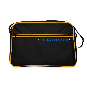 Edinburgh Scotland phonetic t-shirt - Retro Bag - black/gold - Front