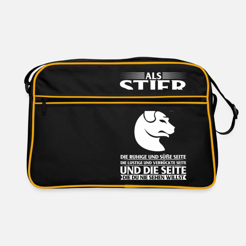 Als STIER habe ich 3 Seiten... Sternzeichen Retro Tasche