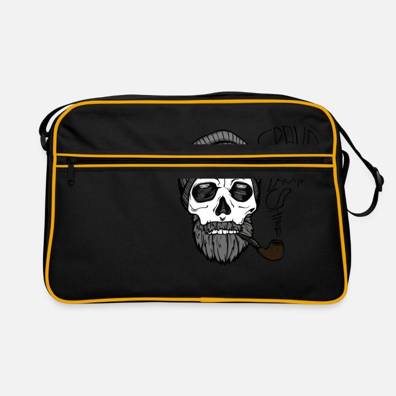 Grave before shave - beard design - 100% beard Retro Bag