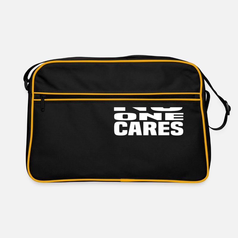 No One Cares Retro Tasche