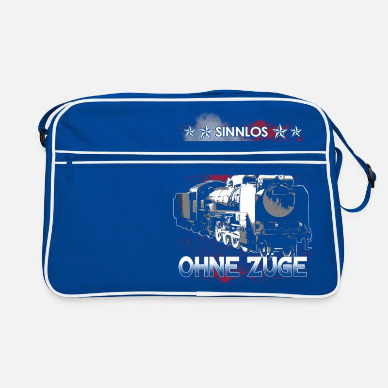Chemin de fer - Pointless est une vie sans trains Sac Retro