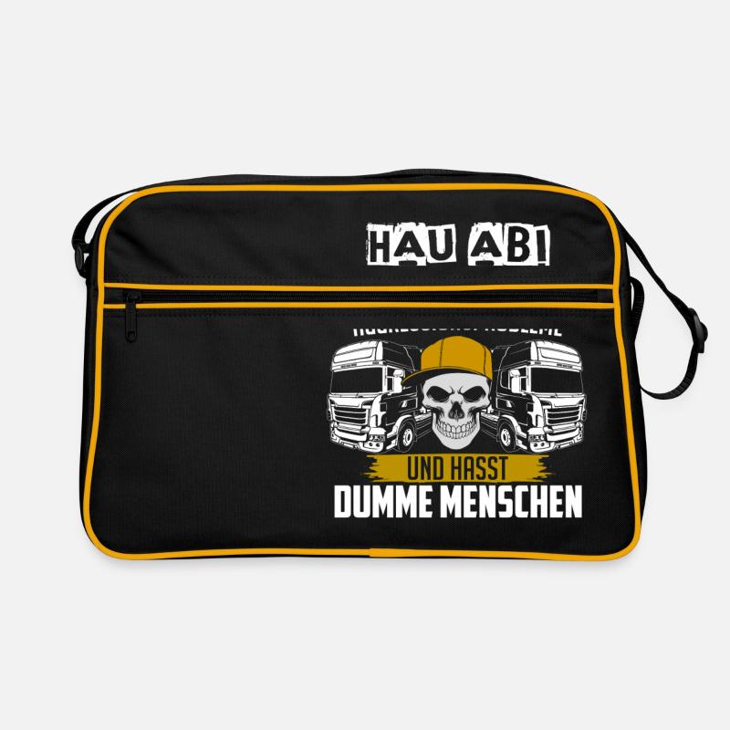 Truck driver aggression problems and hates silly ... Retro Bag