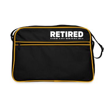 Not My Problem - Retro Bag - black/gold - Front