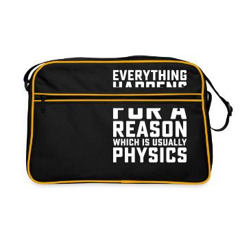 La physique - Sac Retro - noir/or - Devant