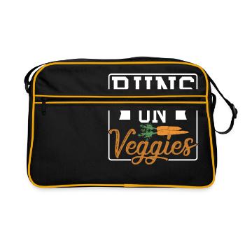 Fonctionne sur Veggies - Sac Retro - noir/or - Devant