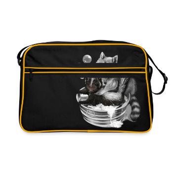 wishy-washy - Retro Bag - black/gold - Front
