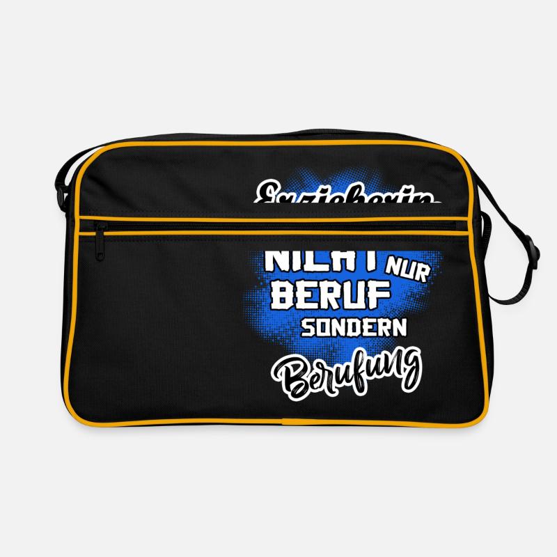 Erzieherin - eine Berufung Retro Tasche