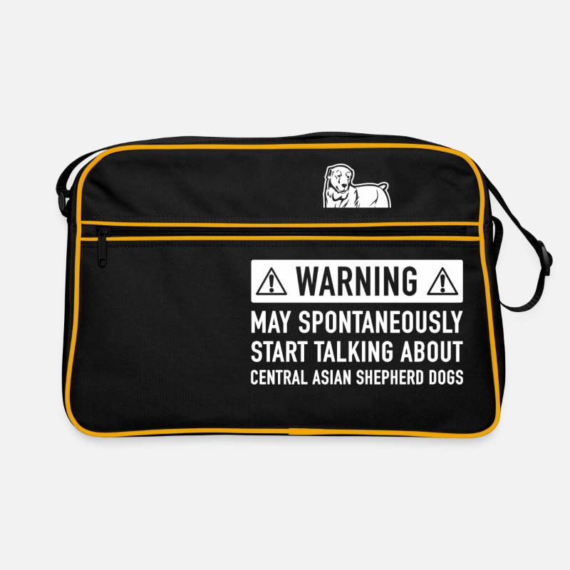 Funny Central Asian Owcharka Gift Idea Retro Bag