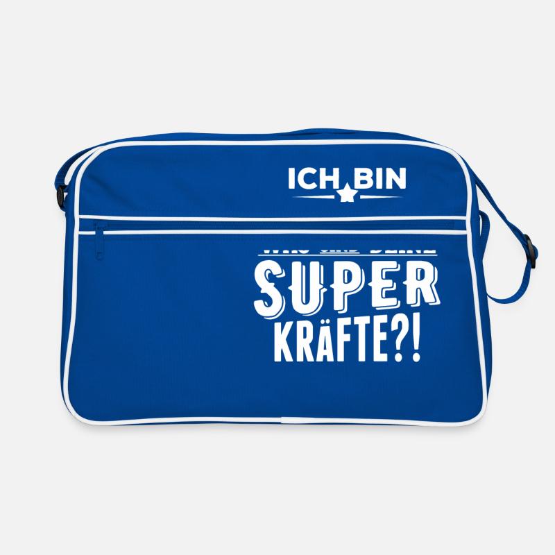 ich bin Sängerin - was sind deine Superkräfte Retro Tasche