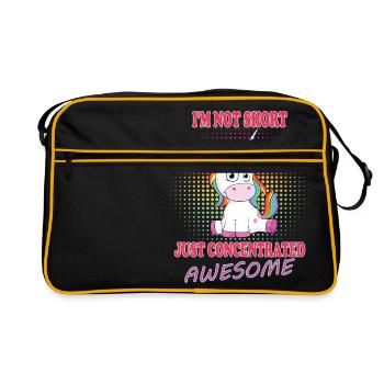Licorne licorne - Sac Retro - noir/or - Devant