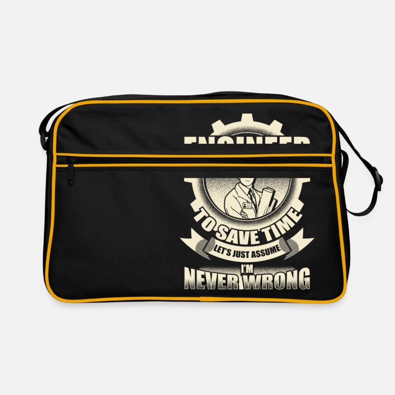 Engineer technician civil engineer computer gift Retro Bag