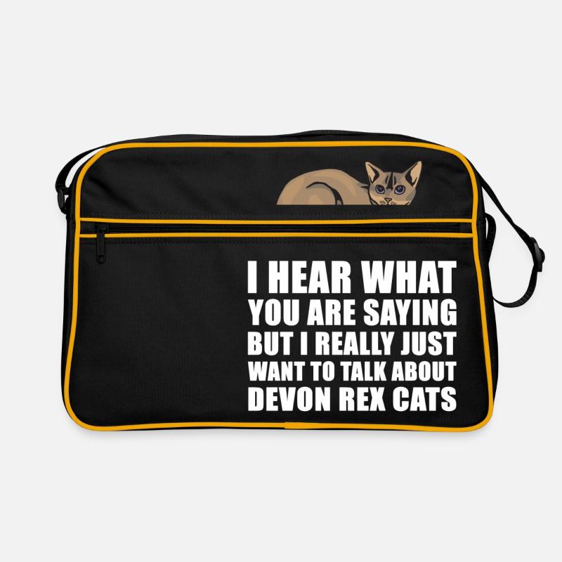 Devon Rex Cat cadeau mignon Sac Retro
