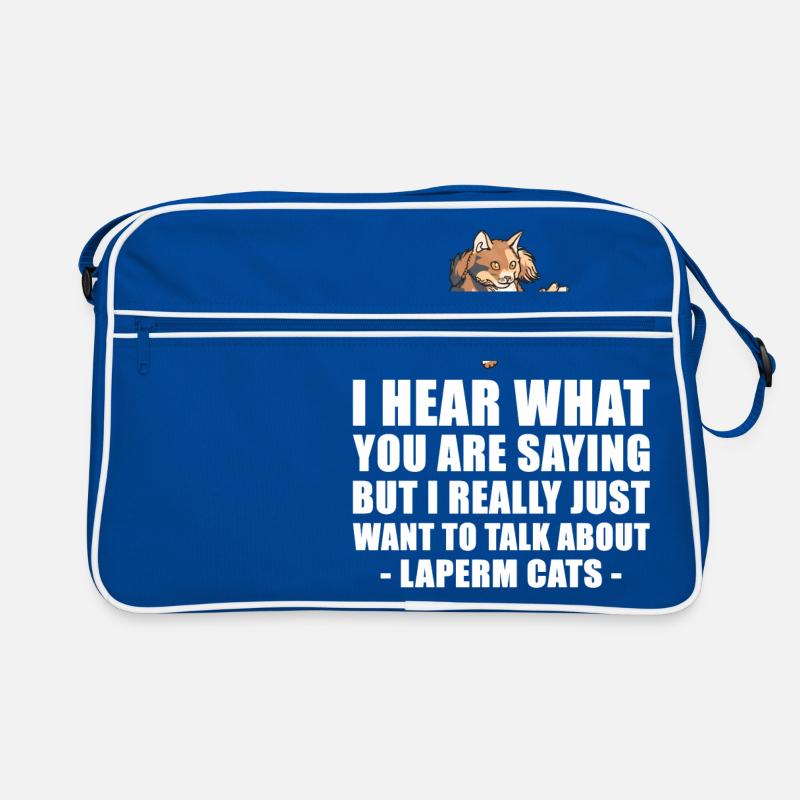 LaPerm Katze nettes Geschenk Retro Tasche
