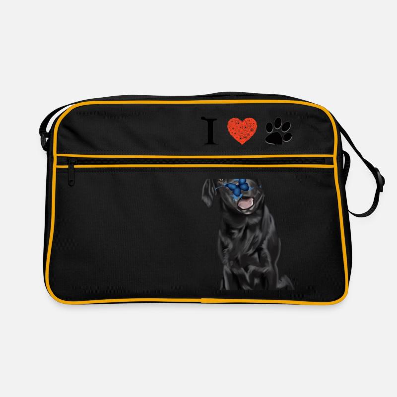 J'aime mon Labrador Sac Retro
