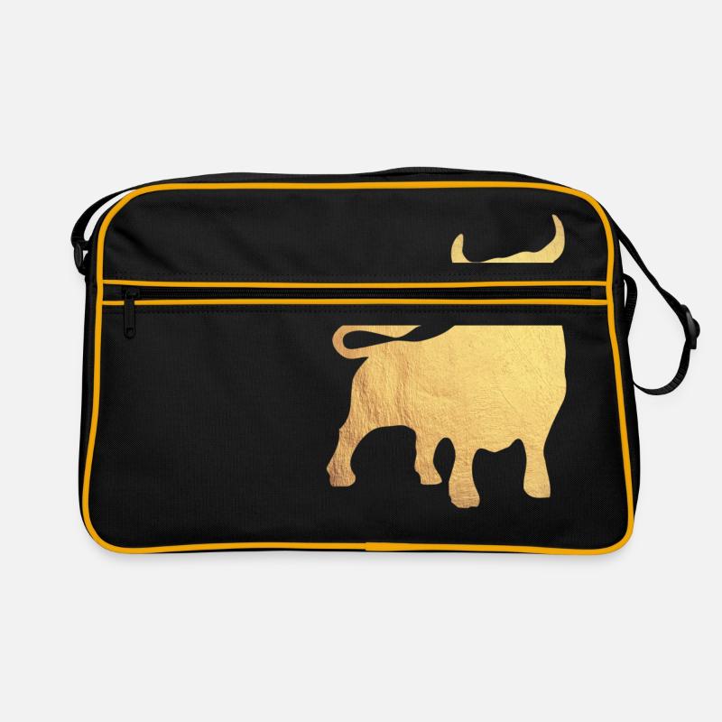 taureau d'or Sac Retro