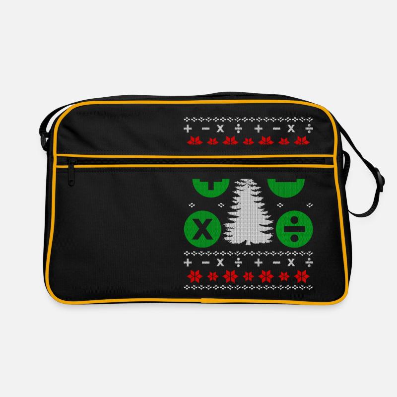 Mathematik Ugly Christmas Geschenk Retro Tasche