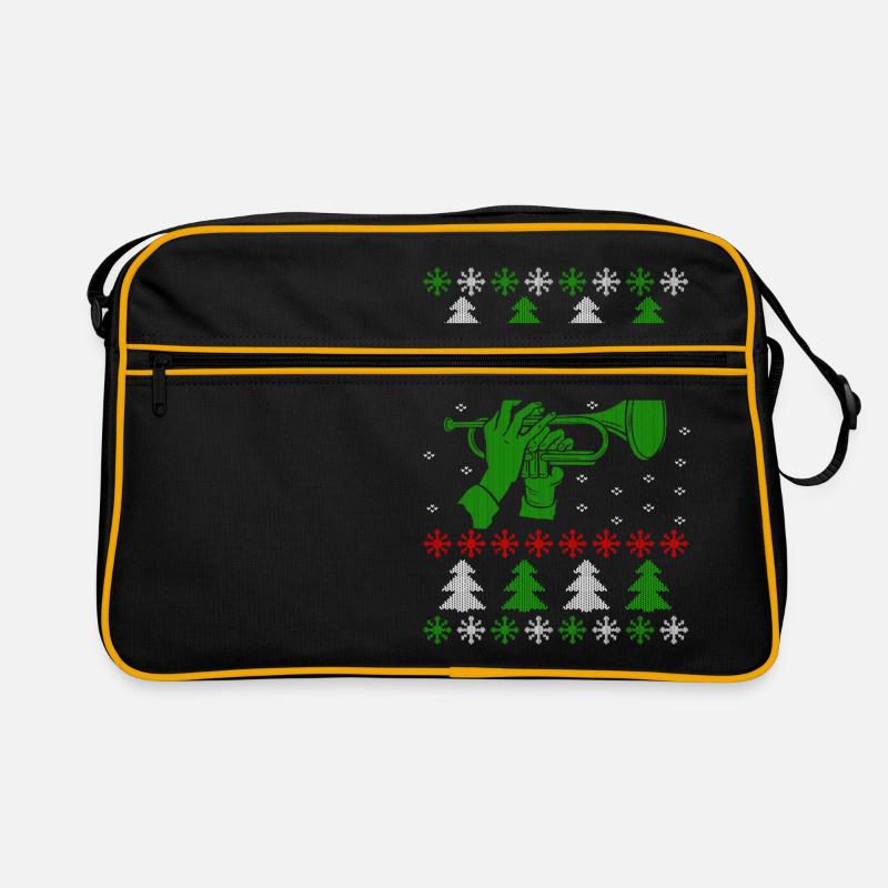 Laid de Noël Jumper trompette Sac Retro