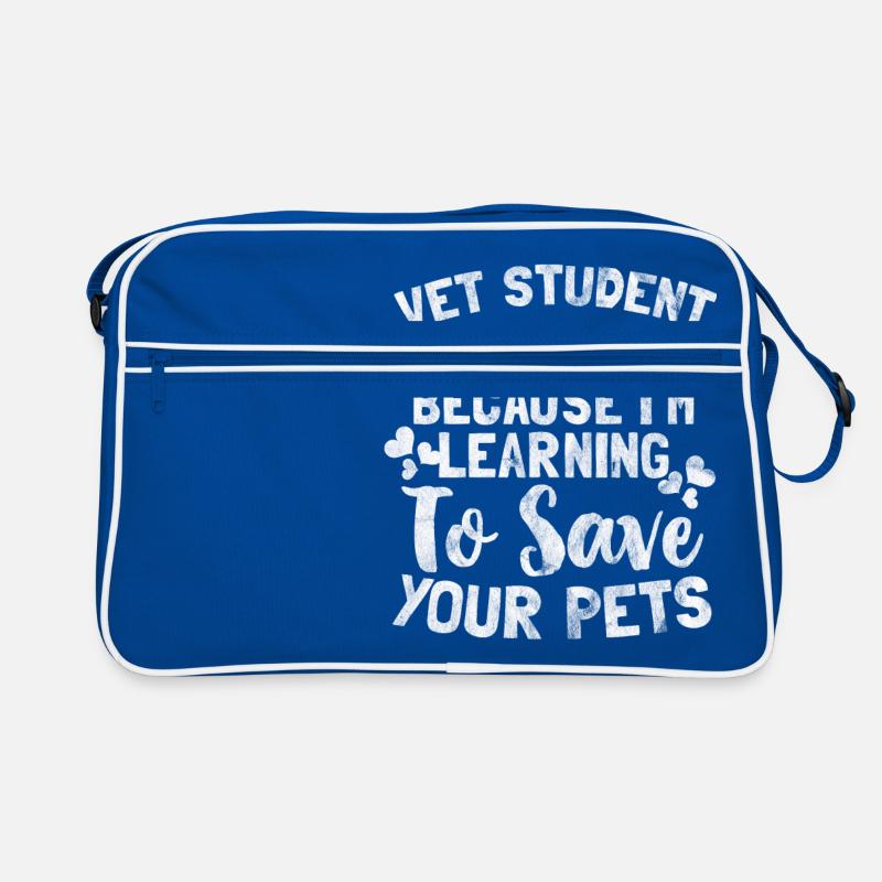Angehender Tierarzt oder Tierärztin - Geschenk Retro Tasche