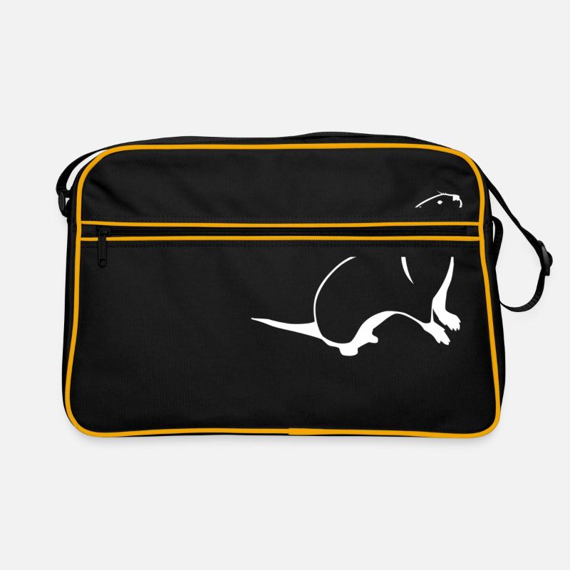 otter - Retro Bag - black/gold