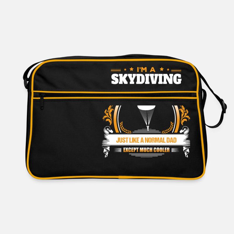 Idée de cadeau de chemise de papa de plongée de ciel Sac Retro