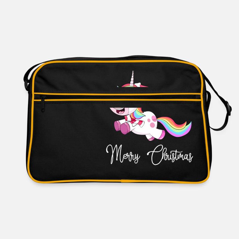 Joyeux Noël Licorne Sac Retro