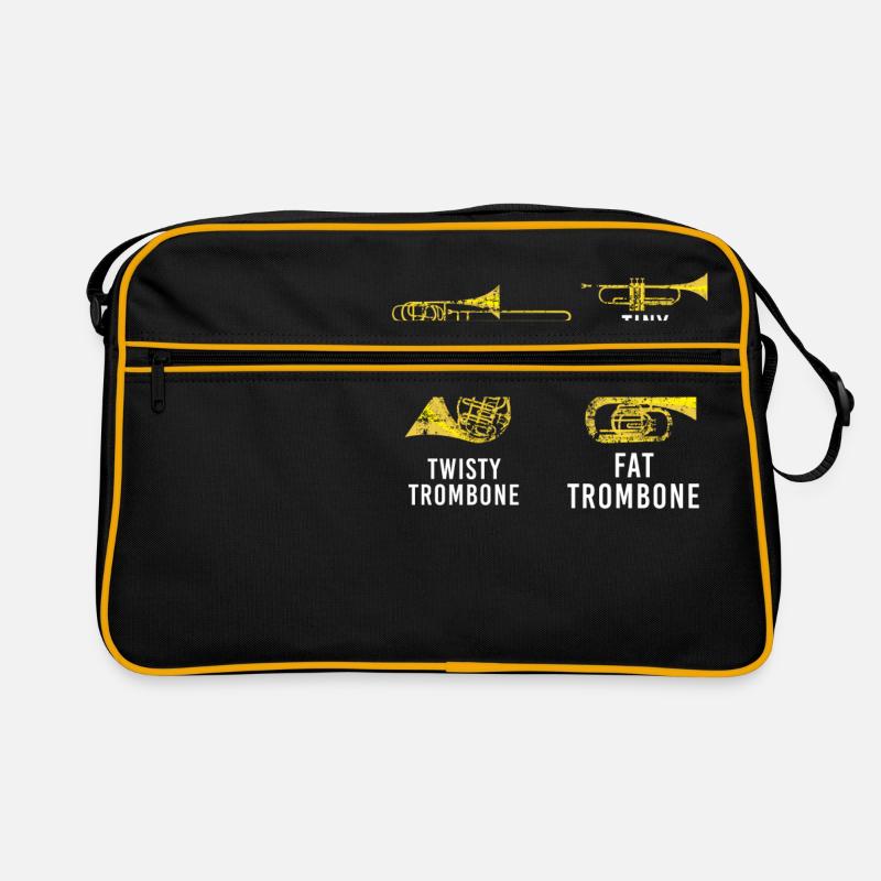 Funny Types Of Trombone Retro Tasche