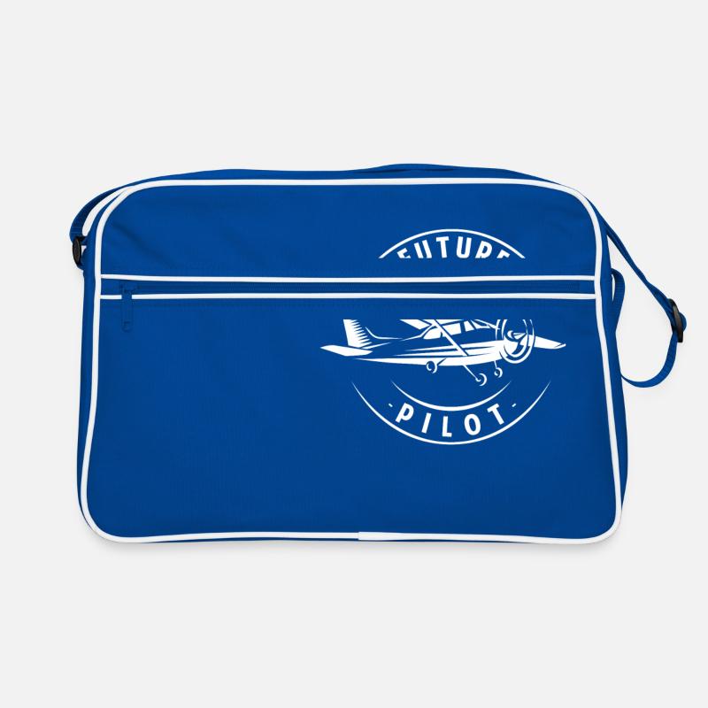 Future Pilot - aeronautics pilot airplane gift Retro Tasche