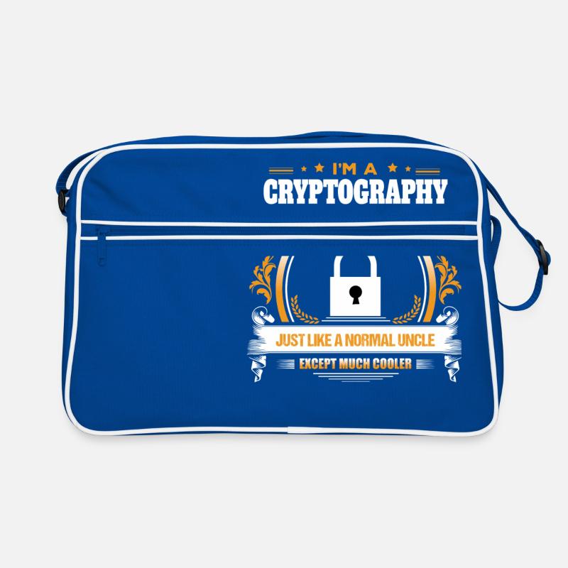 Kryptographie-Onkel-Hemd-Geschenk-Idee Retro Tasche