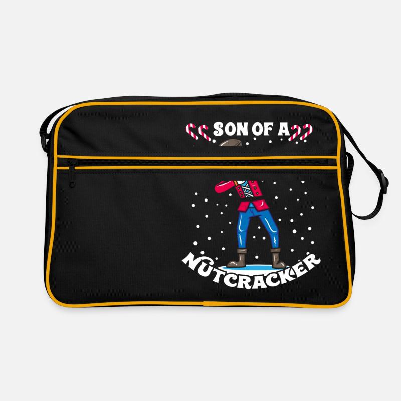 Dabbing Nutcracker Christmas gift DAB - Retro Bag - black/gold